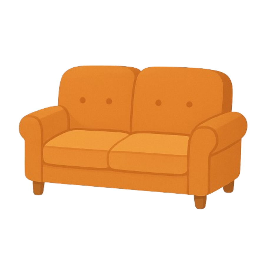Cozy couch